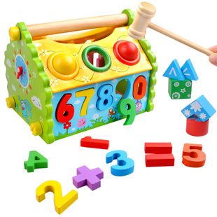 > 产品展示 > 儿童几何形状盒智慧屋数字配对智力宝宝益智玩具-岁